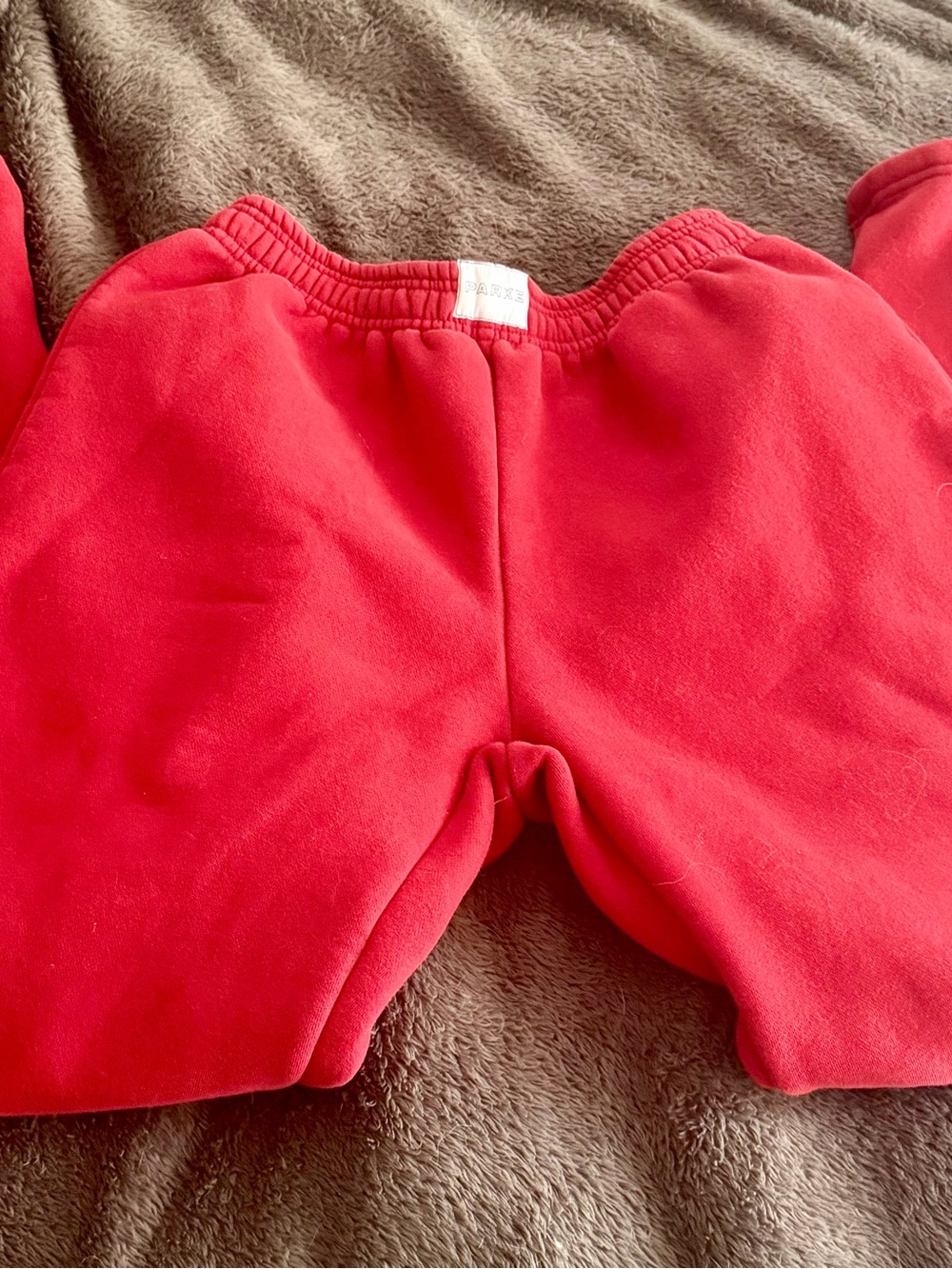 Parke Sweatpants (Fleece Crimson)
